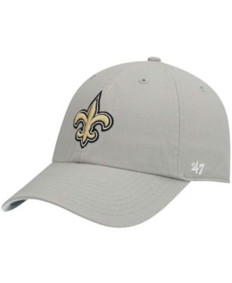 Men's Gray New Orleans Saints Clean Up Adjustable Hat