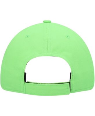 Boys Neon Green Seattle Seahawks Basic Secondary MVP Adjustable Hat