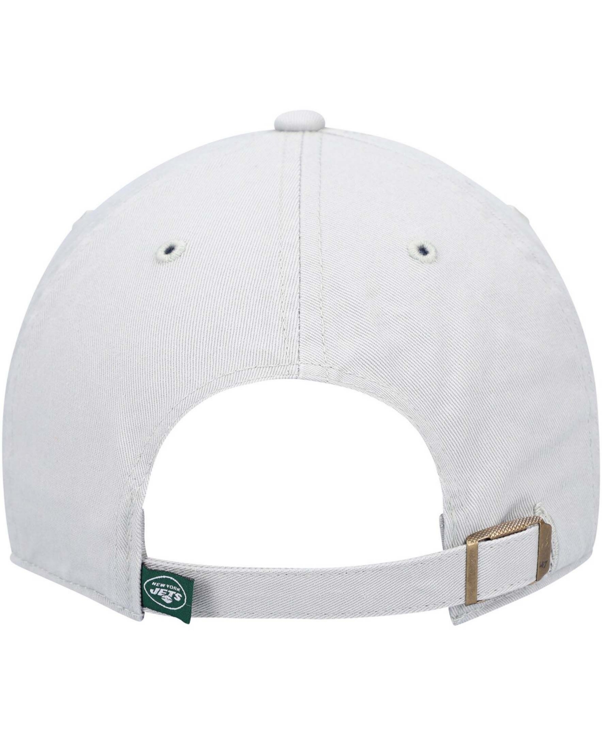 Men's Gray New York Jets Clean Up Adjustable Hat