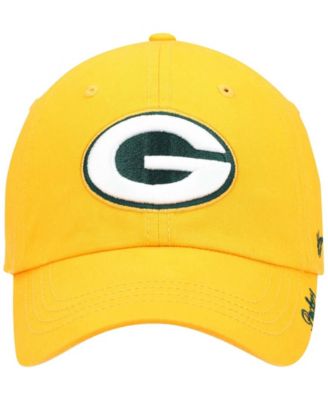 Women's Gold-Tone Green Bay Packers Miata Clean Up Secondary Adjustable Hat