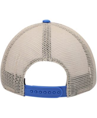 Men's Royal, Natural Los Angeles Rams La Trawler Trucker Clean Up Snapback Hat