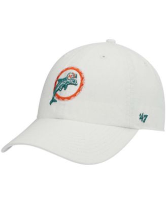 '47 Brand Men's White Miami Dolphins Clean Up Legacy Adjustable