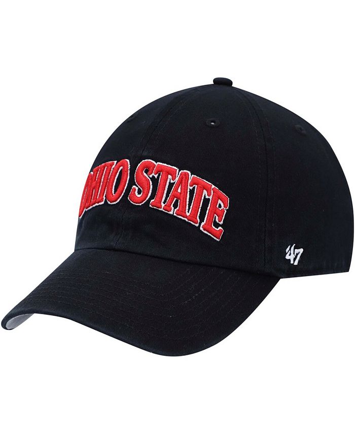 '47 Brand Men's Black Ohio State Buckeyes Archie Script Clean Up ...