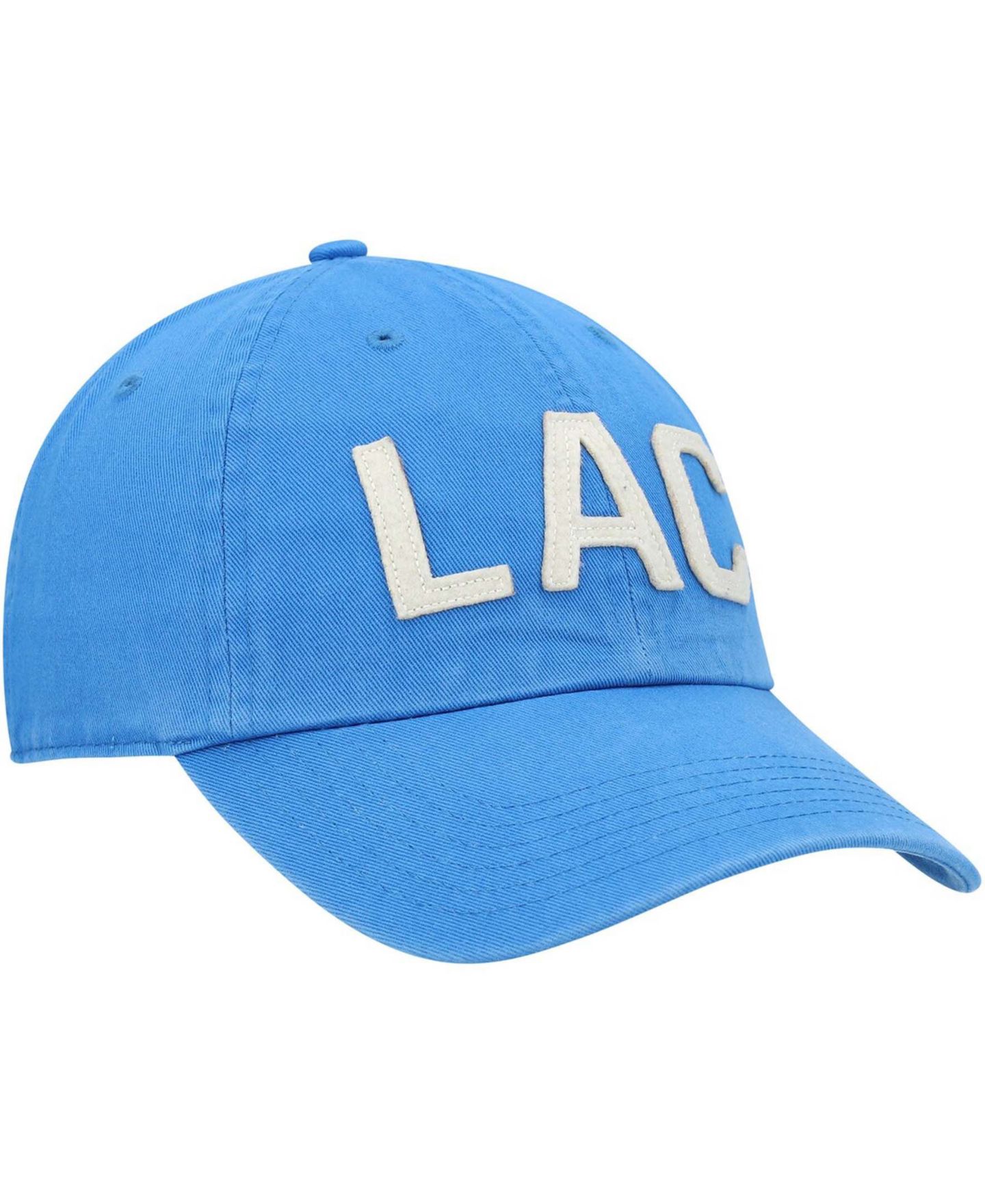 Женская кепка '47 Brand Powder Blue Los Angeles Chargers Finley Clean Up Adjustable Hat — фото 4