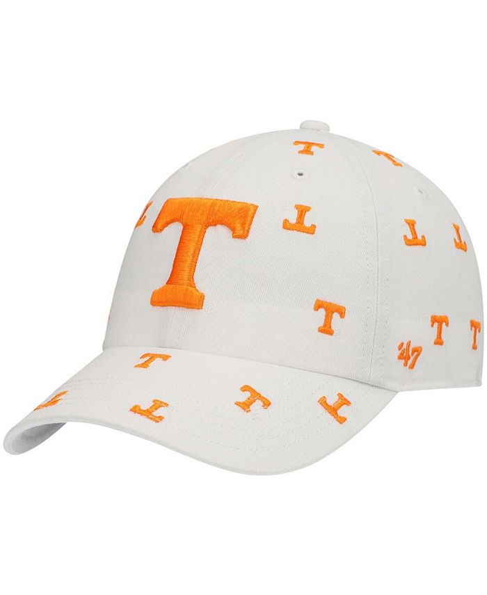 47 Brand / Men's Tennessee Volunteers White Baseball Clean Up Adjustable Hat