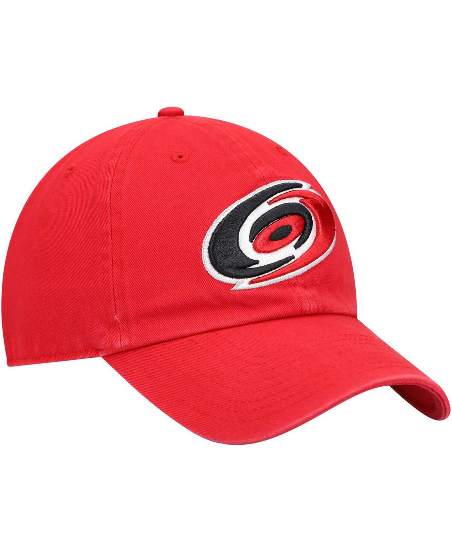 Мужская кепка '47 Brand Red Carolina Hurricanes Team Clean Up Adjustable Hat — фото 4