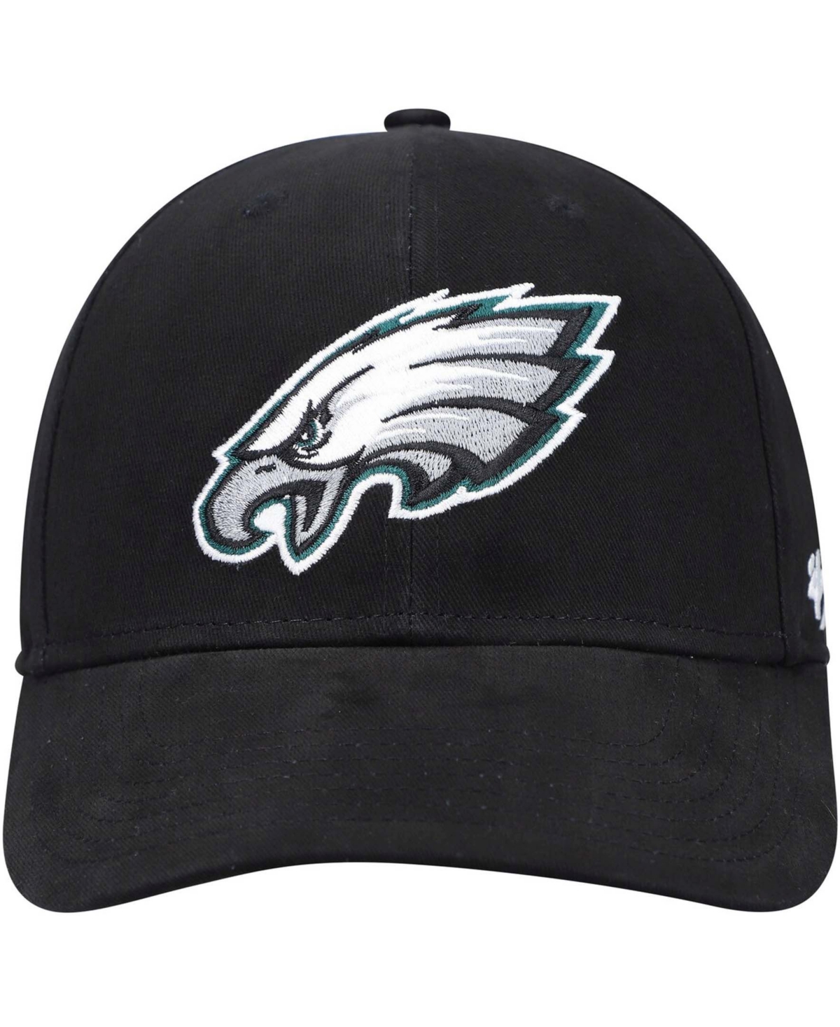 47 Brand Boys Black Philadelphia Eagles Basic Secondary Mvp Adjustable Hat In Black