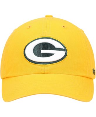 Men's Gold-Tone Green Bay Packers Secondary Clean Up Adjustable Hat