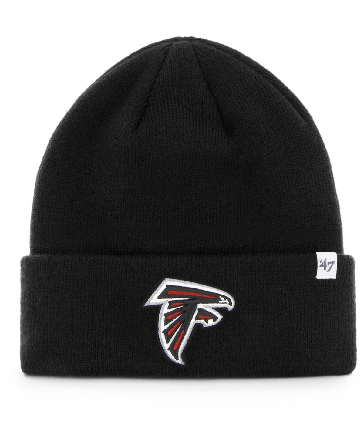 Shop 47 Brand Boys Black Atlanta Falcons Basic Cuffed Knit Hat