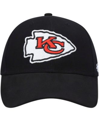 Boys Black Kansas City Chiefs Basic Secondary MVP Adjustable Hat