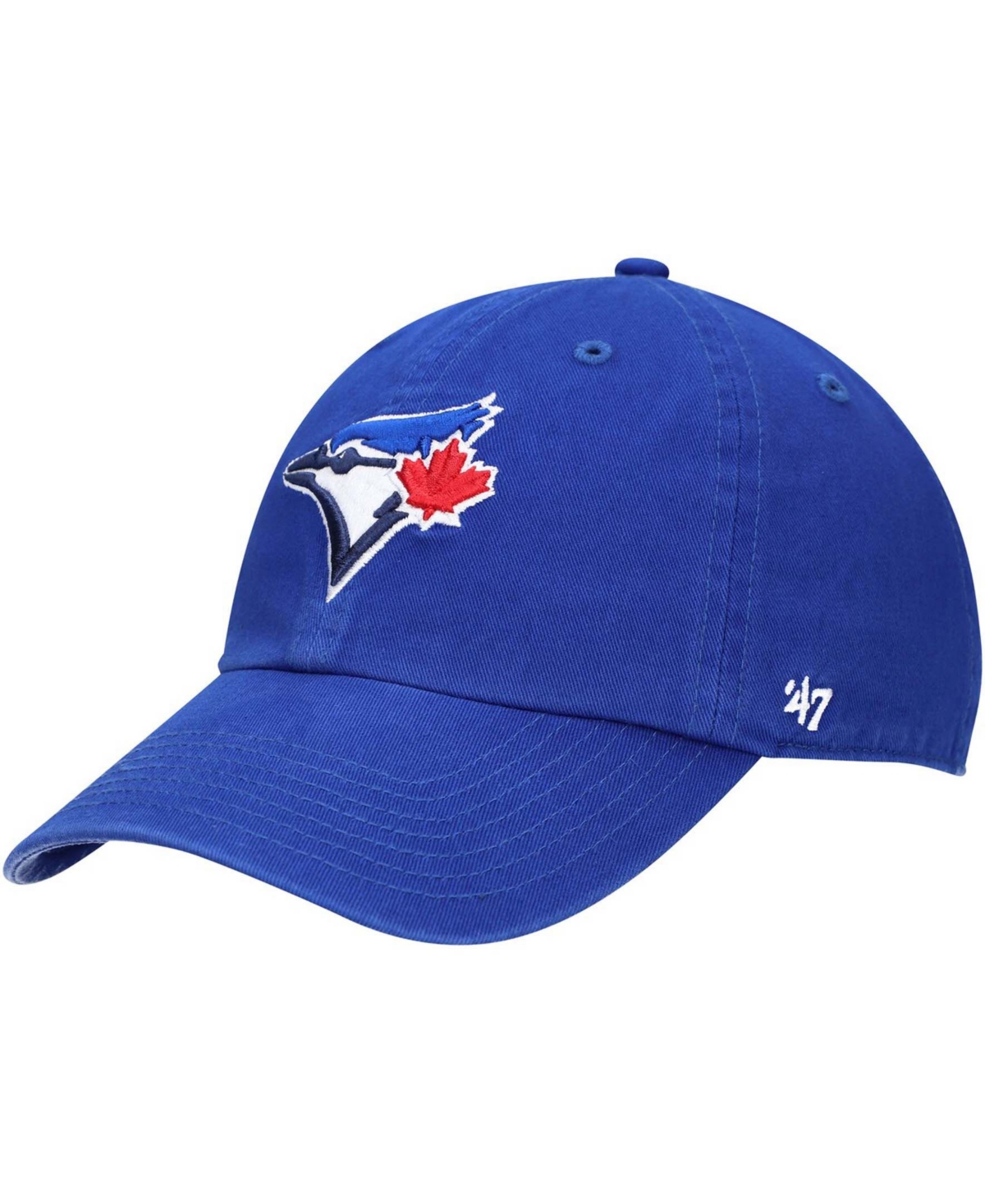 47 Brand Boys Royal Toronto Blue Jays Team Logo Clean Up Adjustable Hat In Royal
