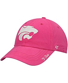 Women's Pink Kansas State Wildcats Miata Clean Up Adjustable Hat