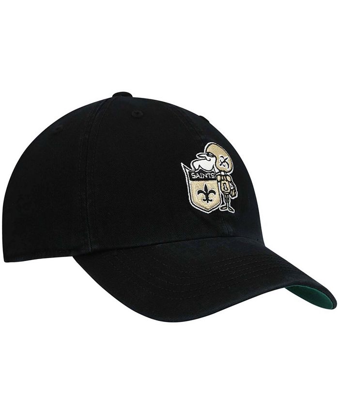 '47 Brand Men's Black New Orleans Saints Legacy Franchise Fitted Hat ...