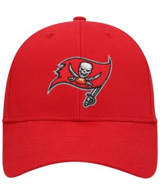 Boys Red Tampa Bay Buccaneers Basic MVP Adjustable Hat