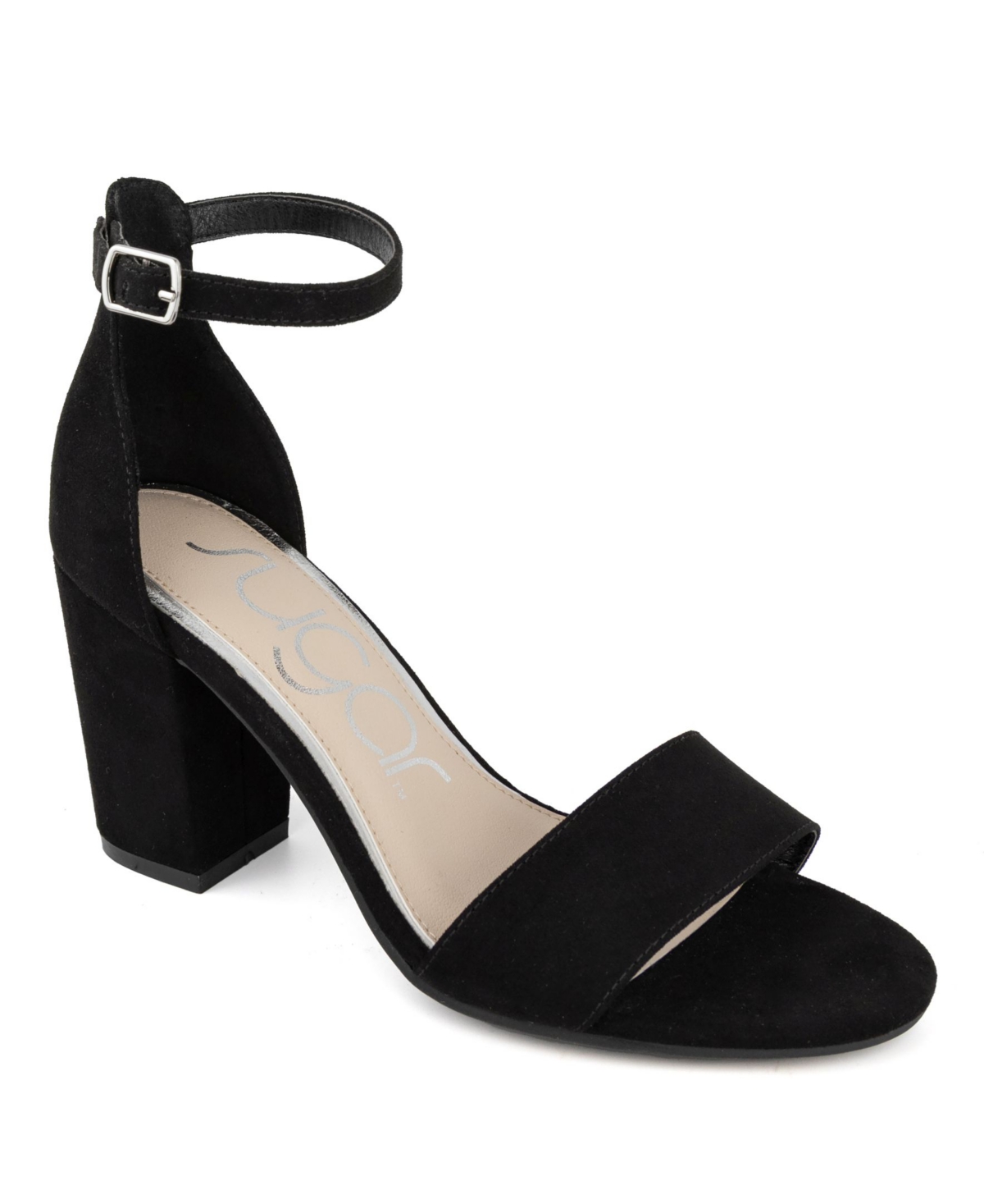Women's Machelene Dress Heel Sandals - Black With Stones