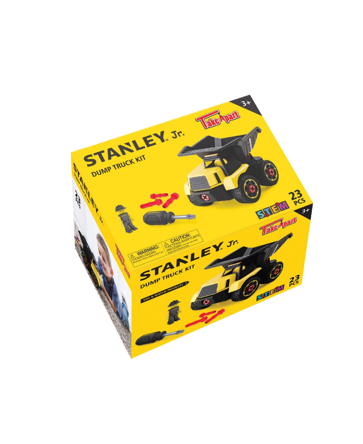 Shop Stanley Jr. Take Apart Dump Truck, Set Of 23 In Black,yellow