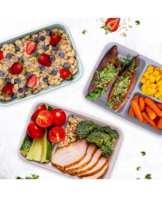 Prep Meal Prep Kit Gleam Metallic Collection, 60-Pieces