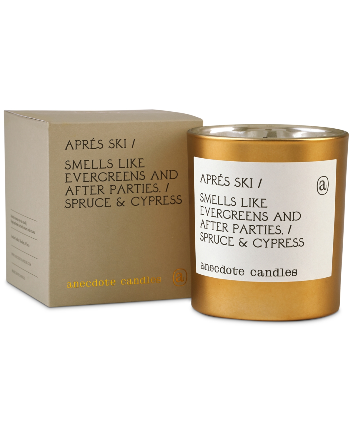 Apres Ski Smells Like Evergreens and After Parties Candle, 9-oz.
