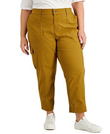 Plus Size Curve Leg Cargo Pants, Created for Macy's
