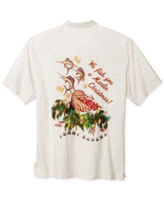 Tommy Bahama Men s Marlin Christmas Graphic Camp Shirt Macy s