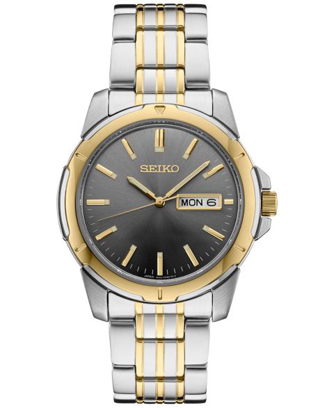 Мужские часы Seiko Essentials Two-Tone Stainless Steel Bracelet Watch 39mm