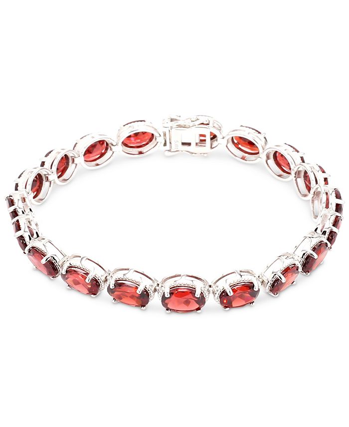Macy's garnet new arrivals bracelet