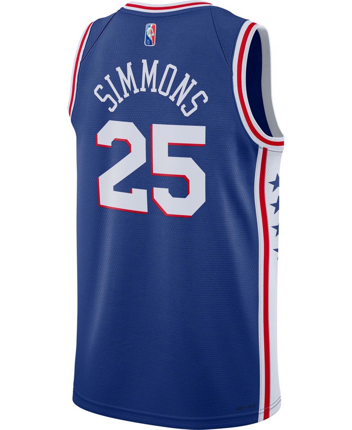 Men's Ben SimmonsPhiladelphia 76ers 2021, 22 Diamond Swingman Jersey - Icon Edition - Royal