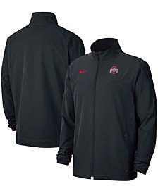 Men's Black Ohio State Buckeyes 2021 Sideline Full-Zip Jacket