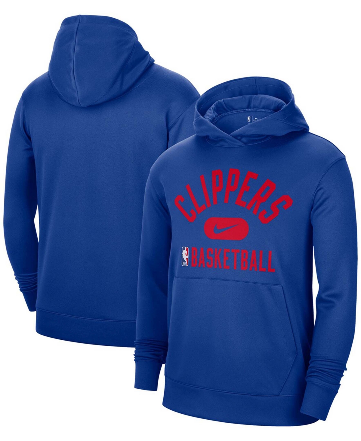 Men's Royal La Clippers 2021-2022 Spotlight On Court Performance Practice Pullover Hoodie