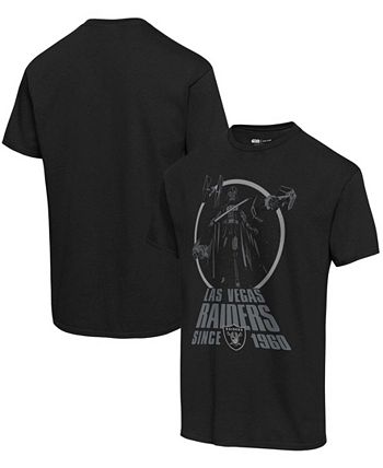 Men's Las Vegas Raiders Junk Food Black Empire Star Wars T-Shirt