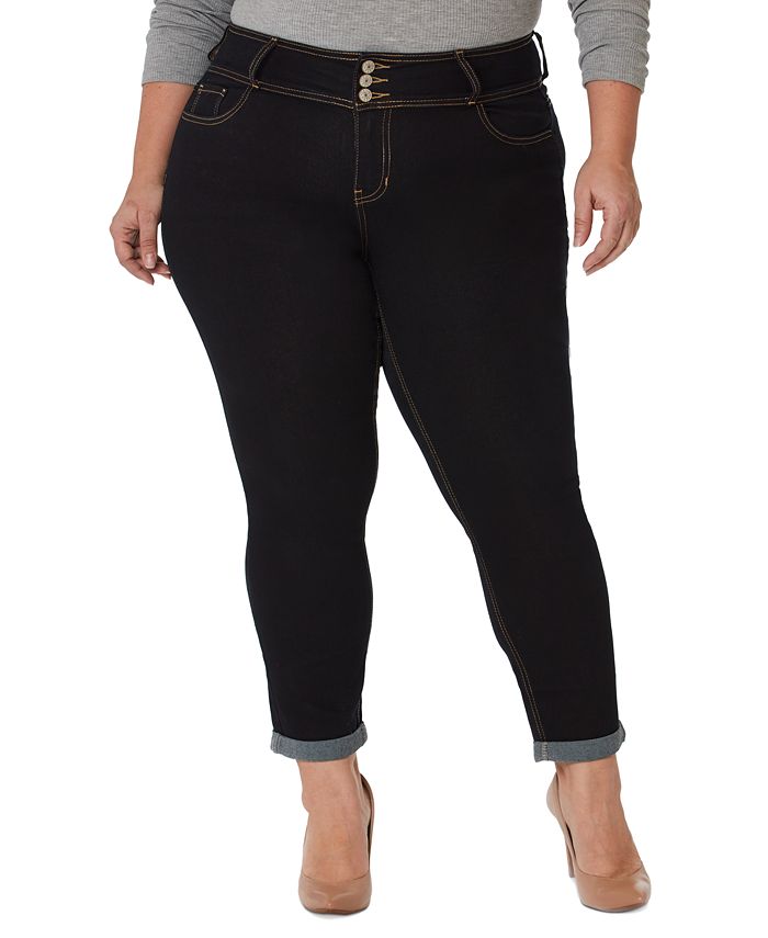 Triple store cuff jeans
