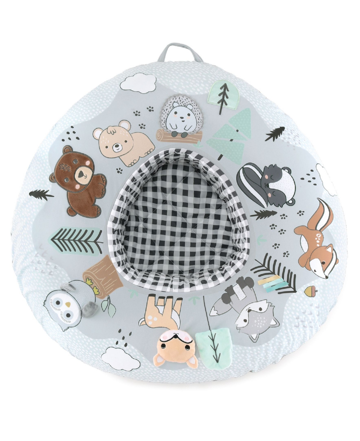The Peanutshell Baby Play Ring In Woodland