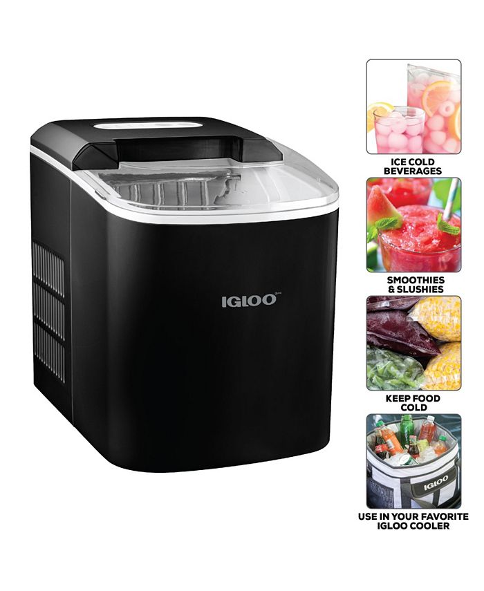 Igloo 26 lbs Automatic Portable Countertop Ice Maker Machine Macy's
