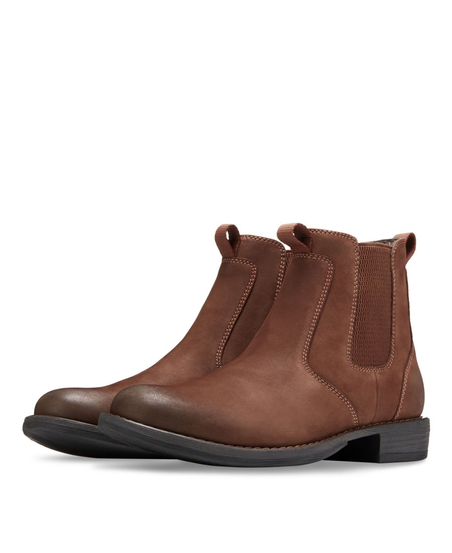 Мужские ботинки Eastland Shoe Daily Double Chelsea, цвет: Коричневый нубуковый — фото 8