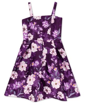 purple summer dress