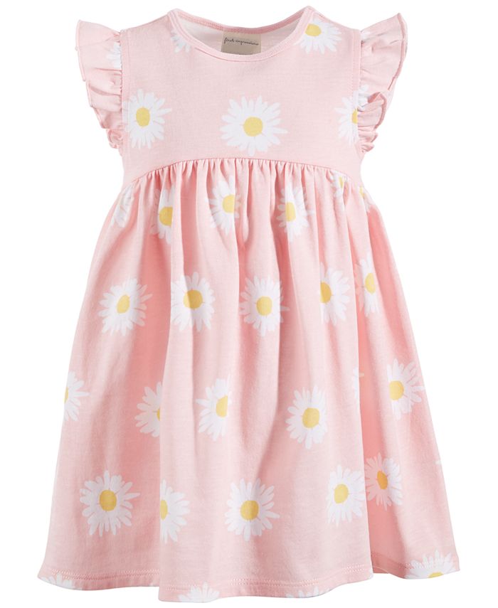First Impressions Baby Girls Daisy-Print Dress, Created for Macy's - Macy's