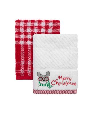 Caro Home - Chateau Royale Dog Nap hand towel set