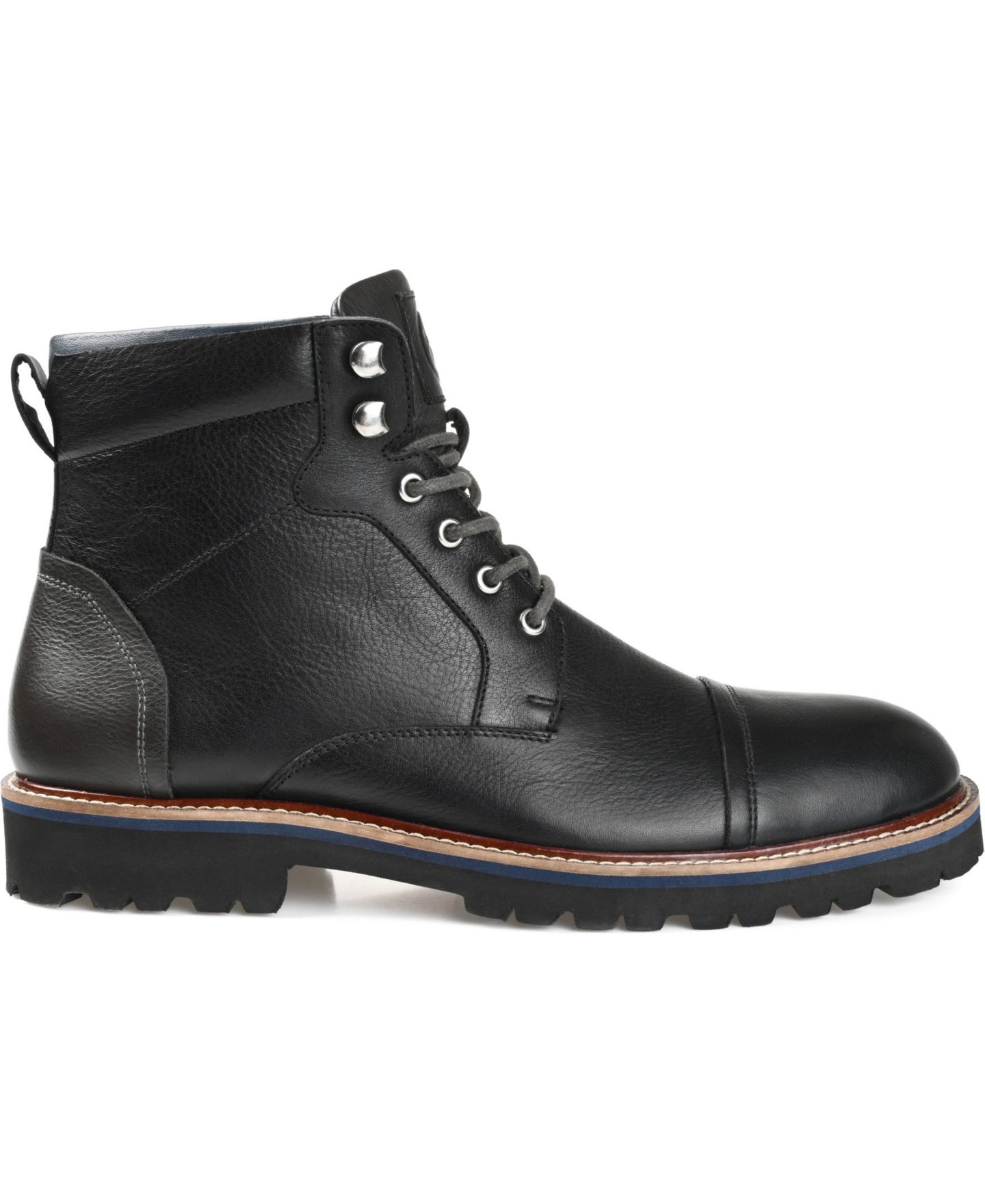 Мужские ботинки Thomas & Vine Reddick Cap Toe Ankle Boot, цвет: Чёрный — фото 2