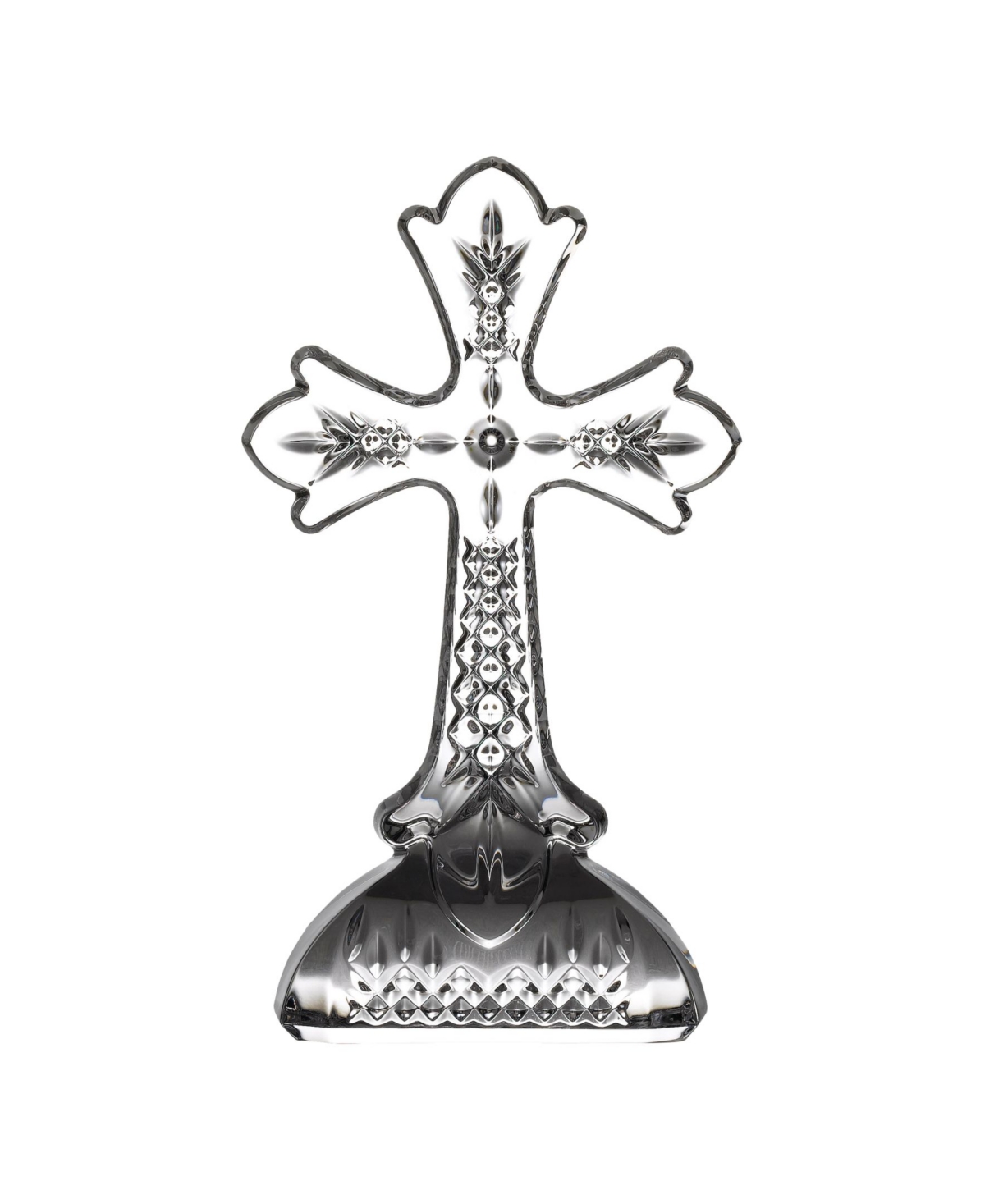 Shop Waterford Lismore Cross 7.5" In Clear
