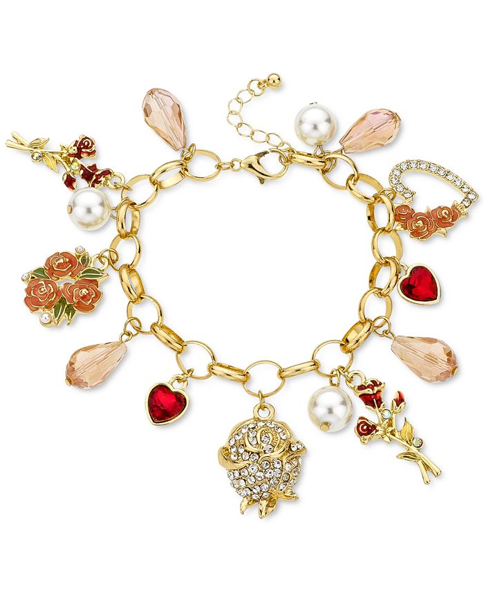 Macy's gold sales charm bracelet
