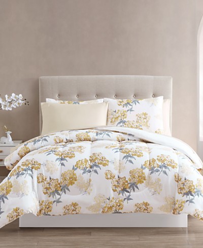 Sunham Colesville Floral/Solid 3 Piece Comforter Bedding Sets & Reviews -  Comforter Sets - Bed & Bath - Macy's