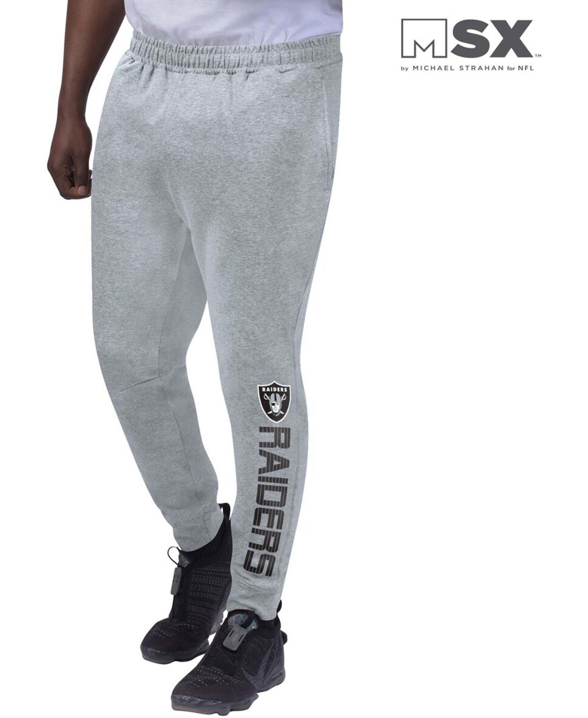 Men'sLas Vegas Raiders Jogger Pants - Heathered Gray