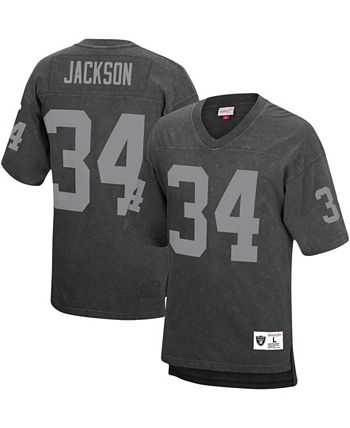 Bo Jackson Los Angeles Raiders Mitchell & Ness Retired Player Name & Number  Fleece Pullover Hoodie - Black