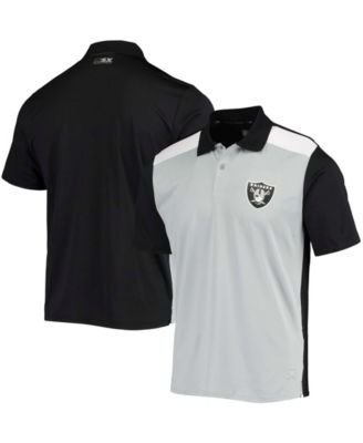 raiders golf shirt