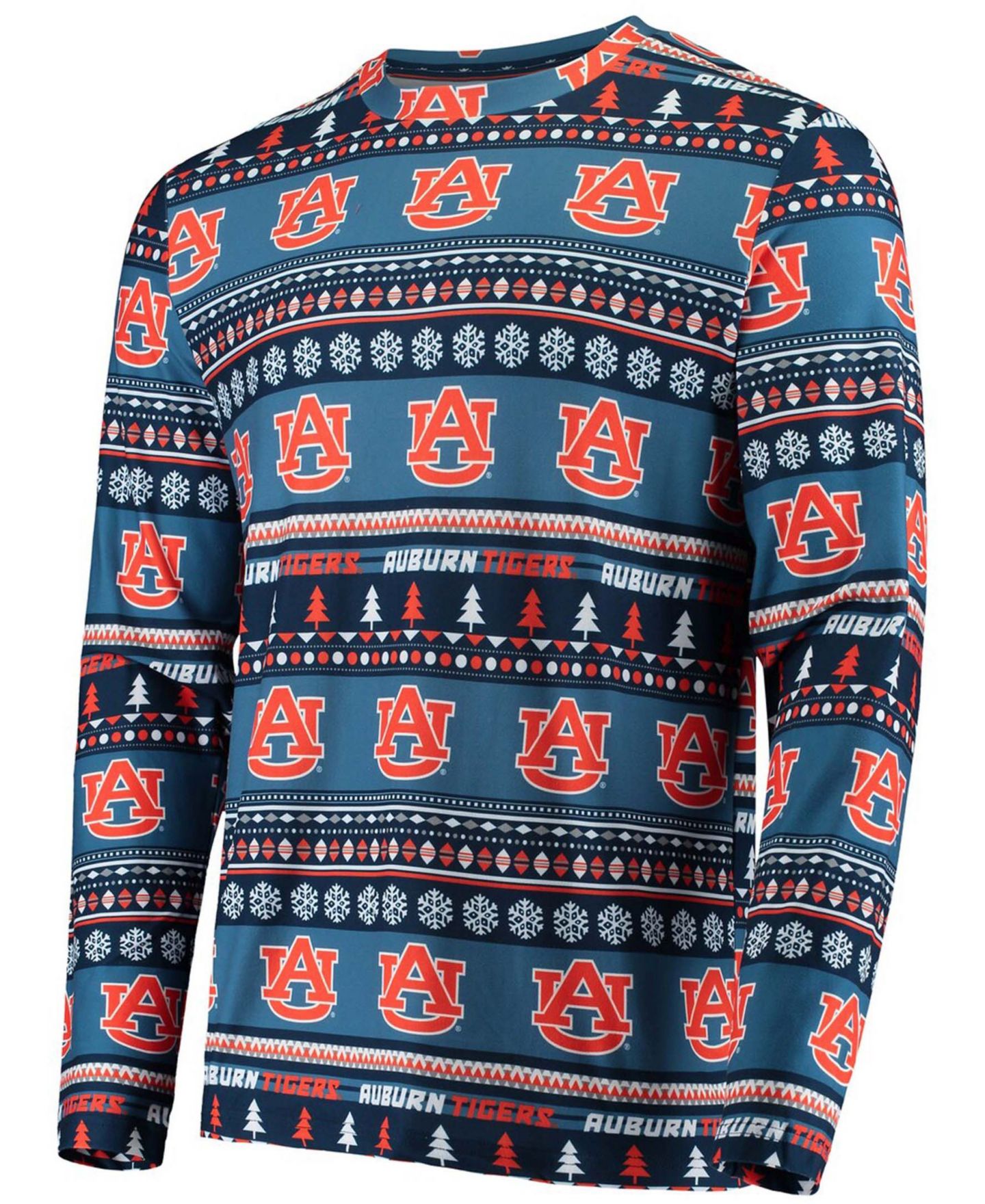 Мужская пижама Concepts Sport Auburn Tigers Ugly Sweater, Navy — фото 3