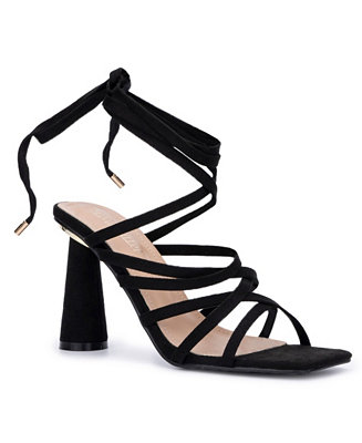 Olivia Miller Women's Nia Strappy Heel Dress Sandals - Macy's