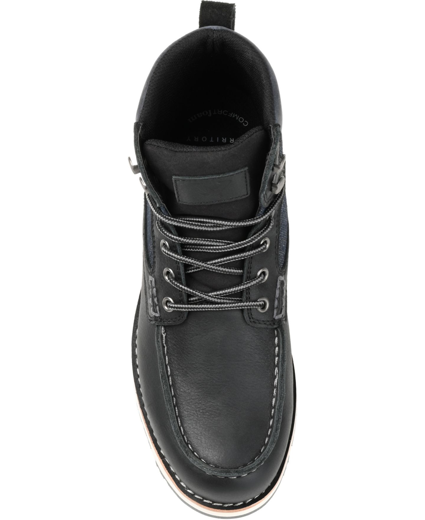 Мужские ботинки Territory Mack 2.0 Cap Moc Toe Ankle, цвет: Чёрный — фото 5