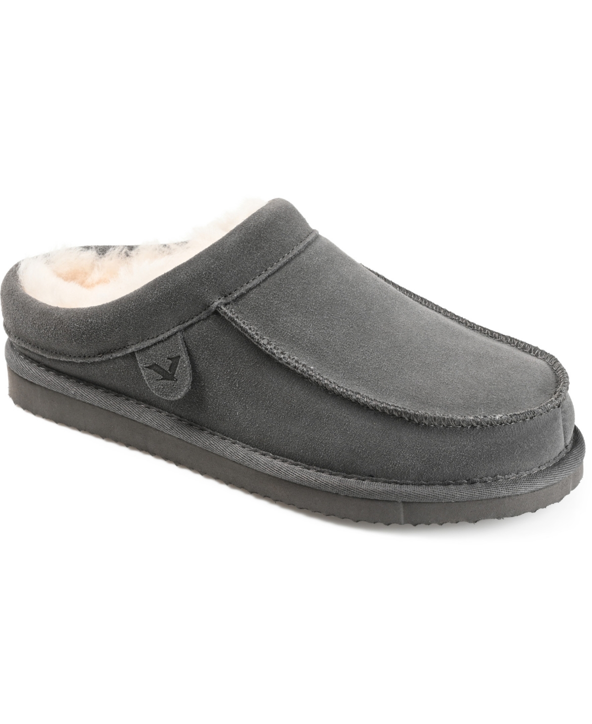 Men's Oasis Moccasin Clog Slippers - Gray