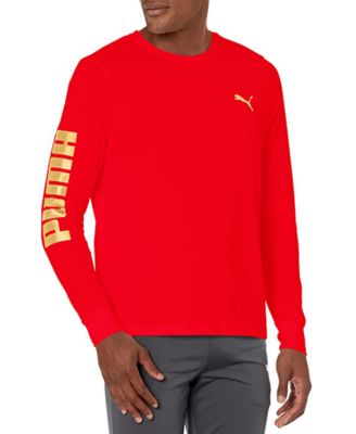 red puma long sleeve top