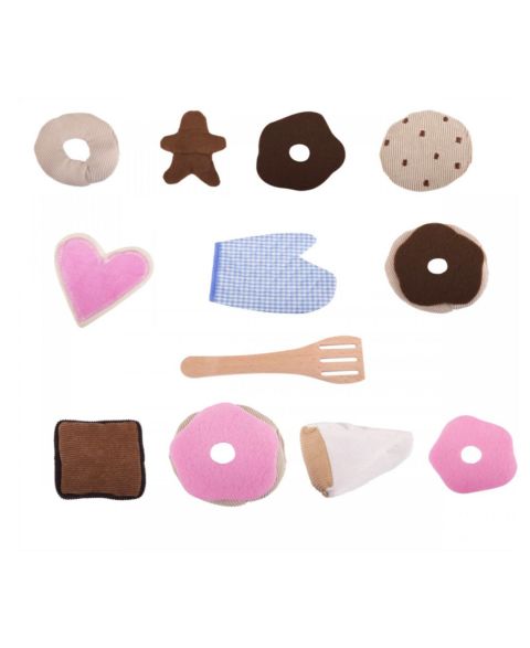 Детский игровой набор Salus Brands PopOhVer Plush Baking 12-Piece Food Playset, Ages 3+